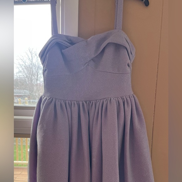 Vixen Micheline Pitt Lavender Sweetheart Fit-and-Flare Midi Dress - Picture 2 of 4